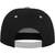 flexfit Classic 5 Panel Snapback Cap black/silver