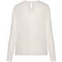 Kariban Blouse crêpe manches longues femme off_white