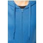Kariban Sweat-shirt à capuche écoresponsable à fermeture zippée femme light_royal_blue