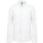 Kariban Chemise popeline manches longues homme  white