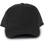K-up Casquette 5 panneaux Oeko-Tex black