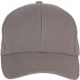 K-up Casquette en coton bio - 6 panneaux metal_grey