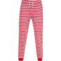 SF Clothing Unisex cuffed lounge pants red/white_stripes