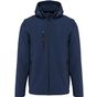 Kariban Veste Softshell 3 couches à capuche avec manches amovibles unisexe navy