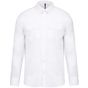 kariban Chemise pilote manches longues homme white