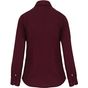 Kariban Chemise coton / élasthanne manches longues femme wine