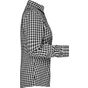 James&Nicholson Ladies´ Checked Blouse black/white