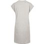 Build Your Brand Ladies Turtle Extended Shoulder Dress heather_grey