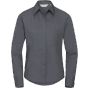 Russell Chemise en Popeline Polyester Coton cintrée manches longues femme convoy_grey