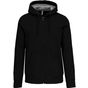 Kariban Sweat-shirt zippé capuche unisexe black