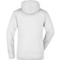 James&Nicholson Ladies´ Hooded Sweat white