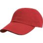 Result Heavy cotton drill pro-style cap red/black
