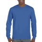 Gildan Adult T-Shirt Ultra-cotton Long Sleeve royal