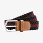 Asquith & Fox Ceinture stretch tressée à rayures bicolores