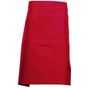 NewGen Tablier de Barman mi-long en coton red