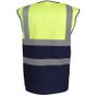 yoko Gilet haute visibilité bicolore hi_vis_yellow/navy