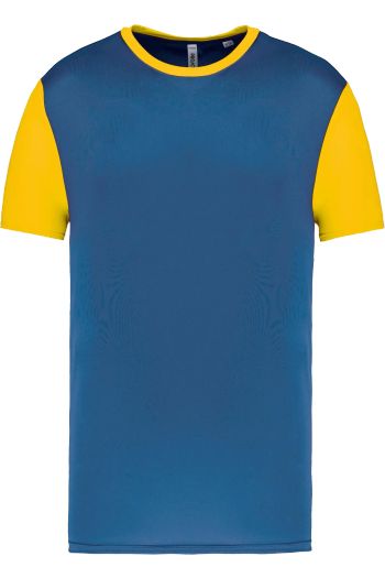 Maillot manches courtes bicolore enfant