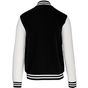 kariban Blouson molleton teddy Unisexe black/white