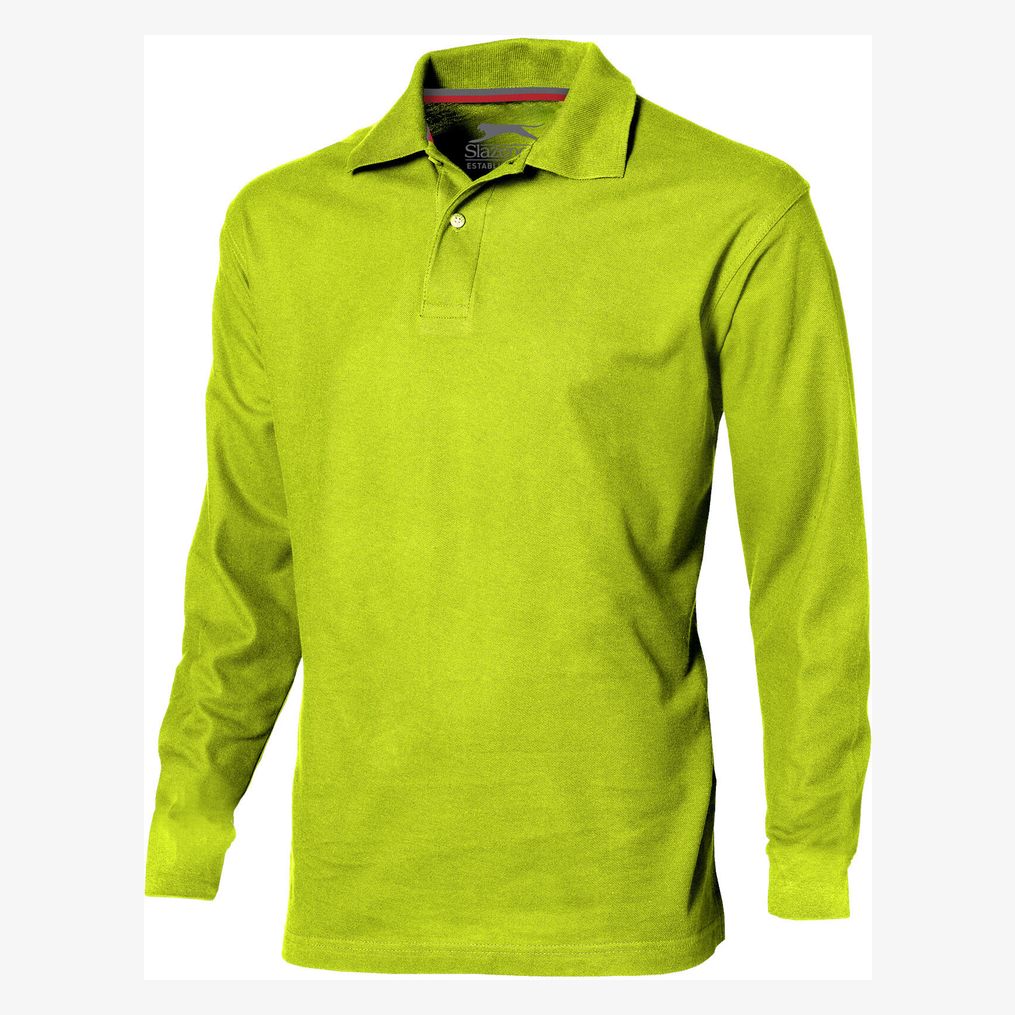 Polo manches longues pour hommes Point Slazenger