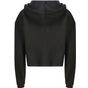 AWDis Just Hoods Womens cropped Hoodie jet_black