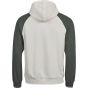 Tee Jays Unlabeled Two-tone Hooded Sweatshirt cement/dark_green