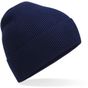 Beechfield Bonnet en fine maille de coton biologique oxford_navy