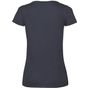 fruit of the loom Valueweight V-Neck T Lady-Fit bleu_fonce