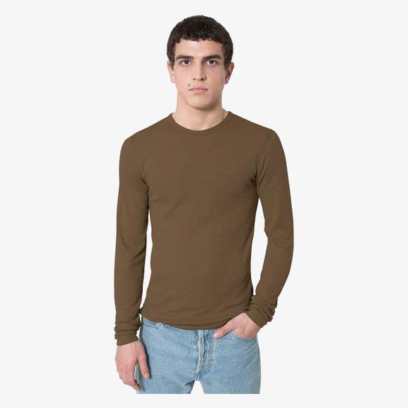 American apparel baby thermal long sleeve sale