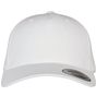 flexfit 5-Panel Premium Curved Visor Snapback Cap white