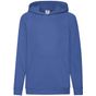 fruit of the loom Lightweight Hooded Sweat Kids bleu_royal