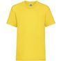 fruit of the loom Kids Valueweight T - jaune - 3/4ans