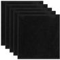 Kariban Serviettes d'invité 30 x 30 cm - Lot de 5 serviettes black