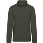 Kariban Sweat-shirt col zippé dark_khaki