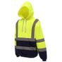 yoko Sweatshirt capuche haute visibilité hi_vis_yellow/navy