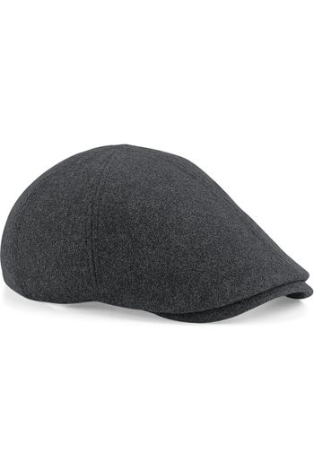 Casquette Ivy en laine Melton - Charcoal Marl