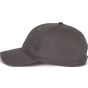 K-up Casquette en coton et polyester recyclés K-loop tracking-  6 panneaux dark_grey