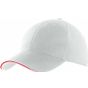 K-up Casquette sport white/red