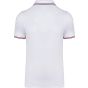 Kariban Polo maille piquée manches courtes homme white/navy/red