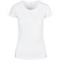 Build Your Brand Basic Ladies Basic Tee white