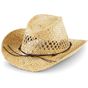 Beechfield Chapeau de cowboy en paille natural