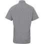 Premier Chemise à micro carreaux Vichy à manches courtes pour homme black/white