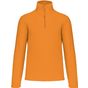 Kariban Enzo - Micropolaire col zippé homme orange
