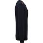 WK Designed To Work Sweat-shirt Day To Day zip poche contrastée unisexe navy/fluorescent_orange