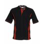 kustom kit Scottsdale Polo - black/red - L