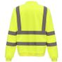 Yoko Sweat-shirt haute visibilité col rond hi_vis_yellow