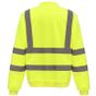 yoko Sweat-shirt haute visibilité col rond hi_vis_yellow