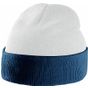 K-up Bonnet bicolore avec revers white/navy