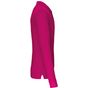 Kariban Polo manches longues homme fuchsia