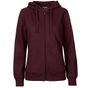 Neutral Ladies Zip Hoodie - bordeaux - S