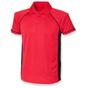 finden-&-hales Panel performance polo red/black